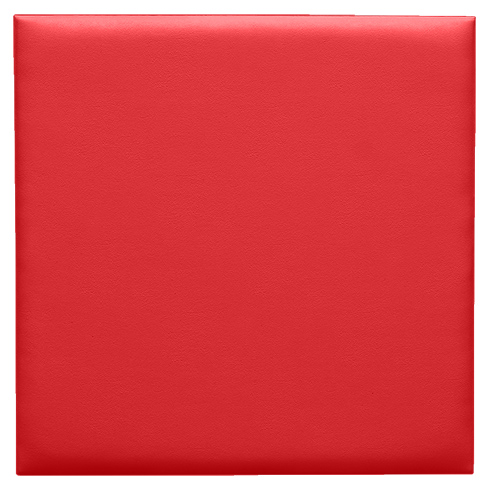 Kerma bőr falpanel, bőrpanel,  Inter-18010 Piros (50x50 cm)