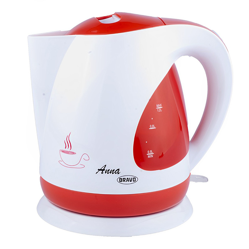 Vízforraló Anna 1.2 literes, 2200 W - fehér-piros (B-4365)