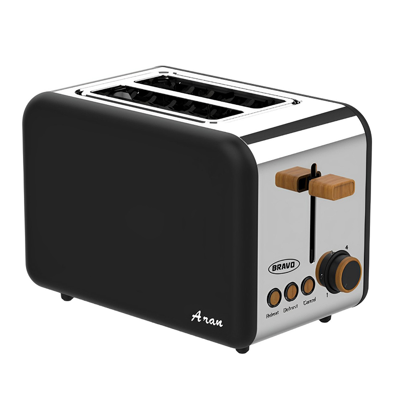 Kenyérpirító Aran (850 W) fekete - (B-4935)