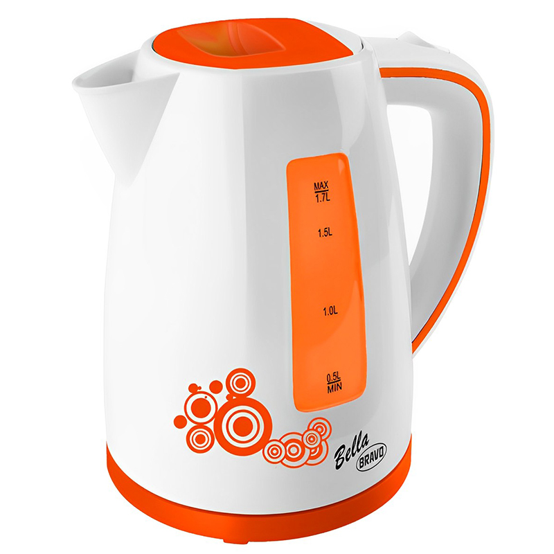 Vízforraló Bella 1.7 literes, 2200 W - fehér-narancs (B-4430)