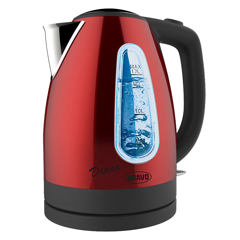 Vízforraló Diana 1.7 literes, 2200 W - Piros (B-4360)