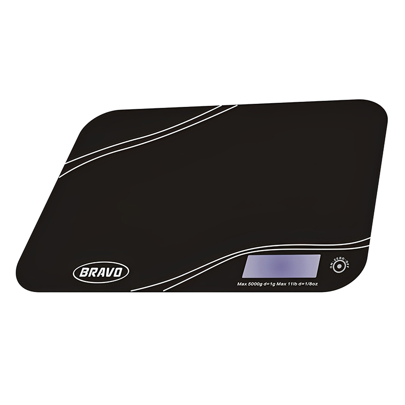 Digitális konyhai mérleg 5 kg - fekete (B-5061)