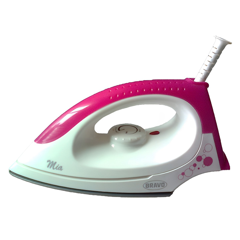 Száraz vasaló Mia (1000 W) fehér-pink - (B-4297)