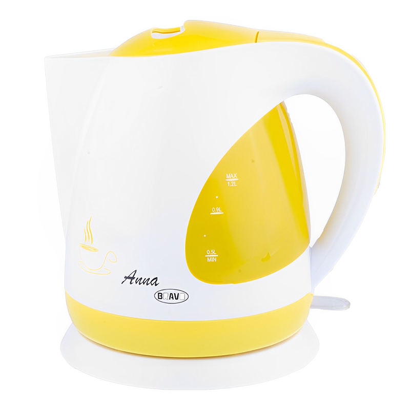 Vízforraló Anna 1.2 literes, 2200 W - fehér-sárga (B-4365)