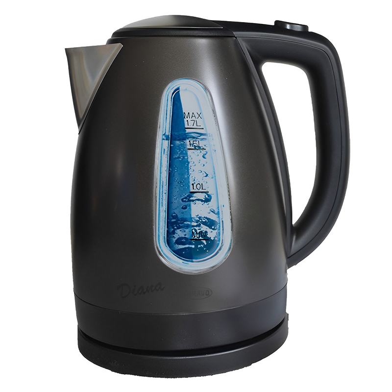 Vízforraló Diana 1.7 literes, 2200 W - Antracit (B-4360)
