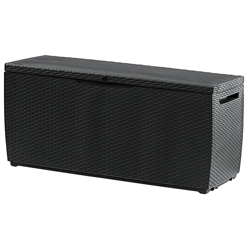 Capri műrattan kerti láda 305L - antracit