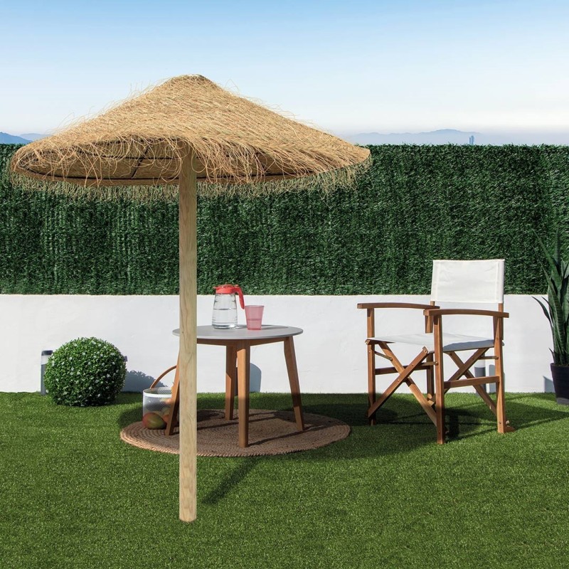- Sunprotect trópusi stílusú napernyő (Ø175cm) árnyékoló napágy mellé strandon, szállodában