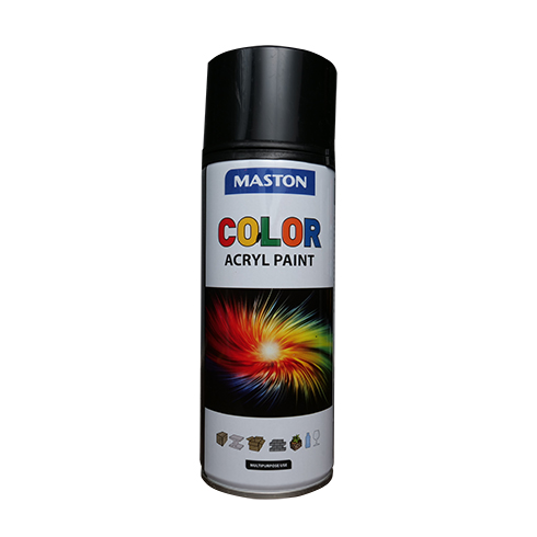Acryl Color szórófesték (400 ml) mélyfekete matt
