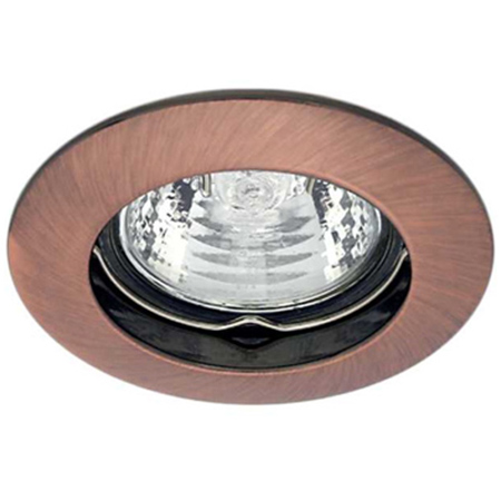 Besüllyeszthető spot, kör fix Vidi CTC-5514 réz