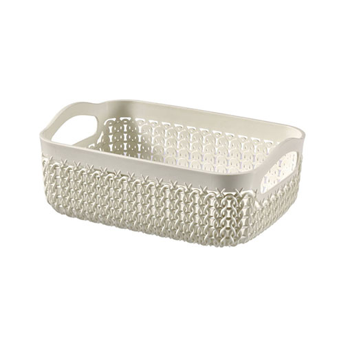 Knit kötött hatású tálca (1,3L) A6 - Krém