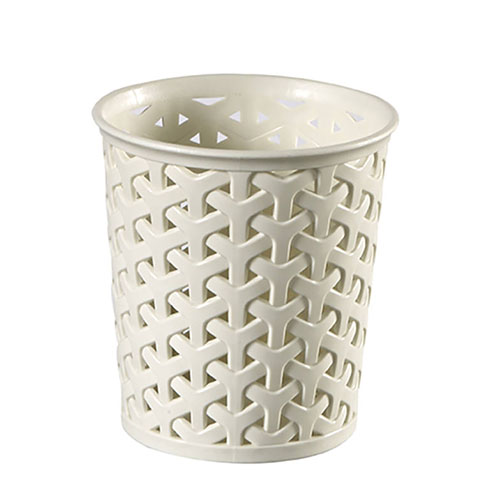 MY STYLE rattan íróasztali kerek tároló (106x112mm) - Krém