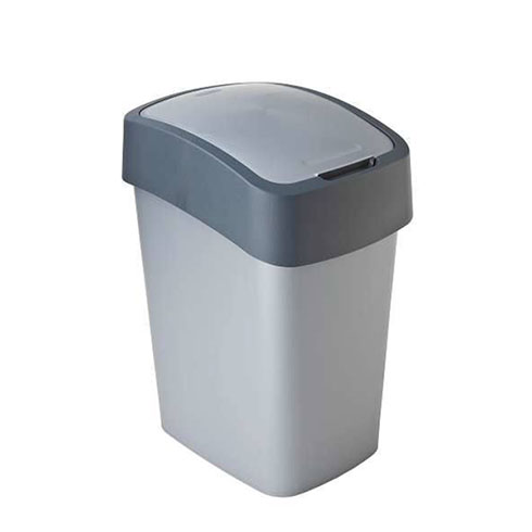 Pacific Flip Bin billenő fedeles szemetes (25L) - Ezüst/Grafit