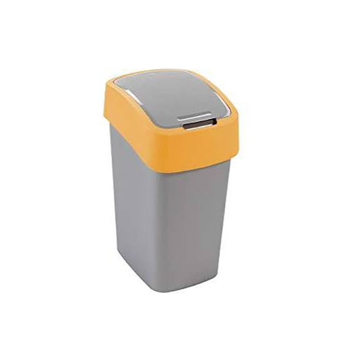 Pacific Flip Bin billenő fedeles szemetes (25L) - Ezüst-Narancssárga