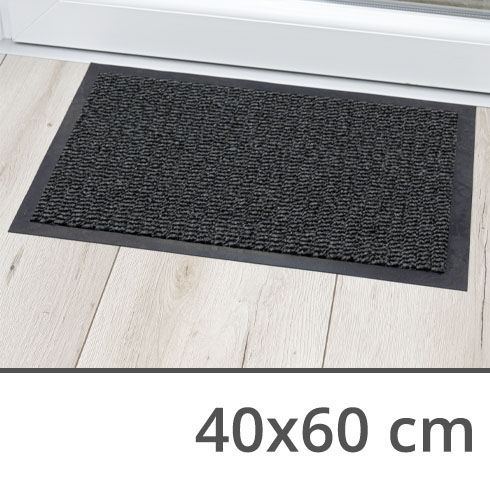 Doormat szennyfogó szőnyeg (40x60 cm) fekete színű lábtörlő