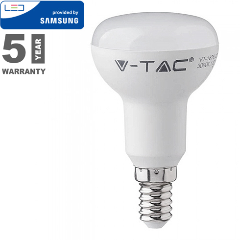 E14 LED lámpa (4.8W/120°) Reflektor R50 - természetes fehér, PRO Samsung