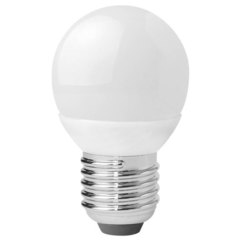 E27 LED lámpa (3W/180°) Kisgömb - hideg fehér