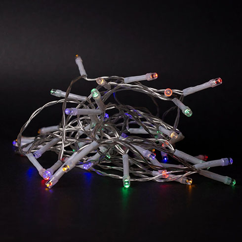 Elemes beltéri LED fényfüzér (2m/20 LED) multicolor
