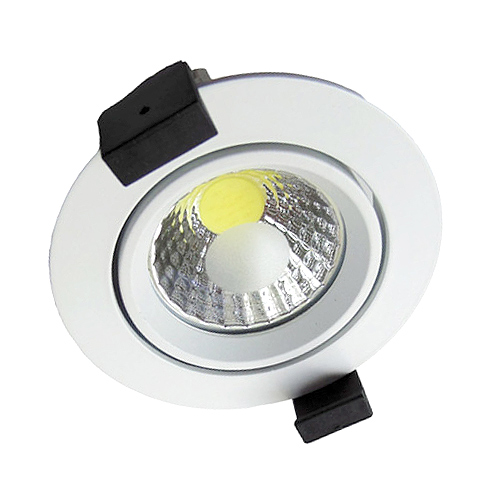 Edge-wr LED spot lámpatest (8W) fehér - hideg fehér