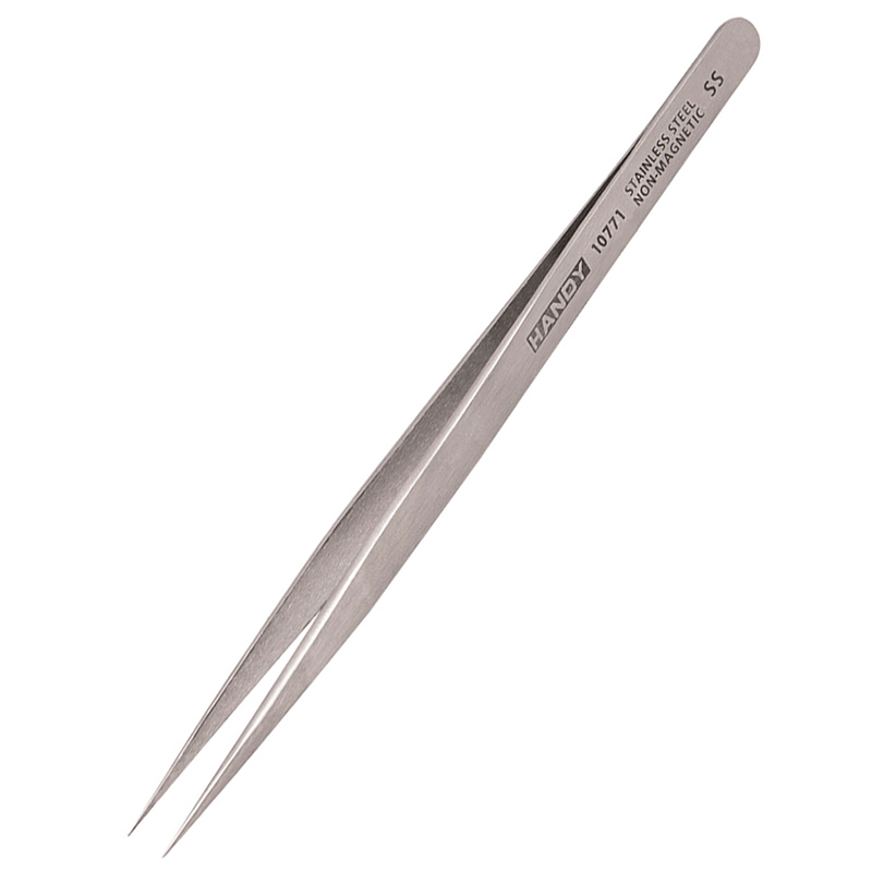 Csipesz tűhegyű fejjel, egyenes kialakítás (140 mm)