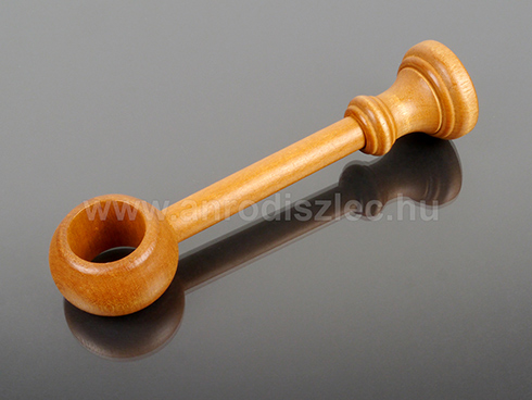 Egysoros tartókonzol 28 mm-es fa karnishoz - cseresznye