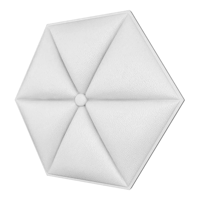 Skin bőr hatású 3D fali panel, hexagon forma, ellenálló poliuretán (W 332) ART Decor
