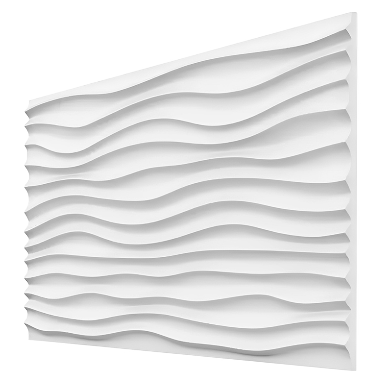 Poliuretán 3D hullámzó csíkos falpanel, 120 x 60 cm (W 341) ART Decor