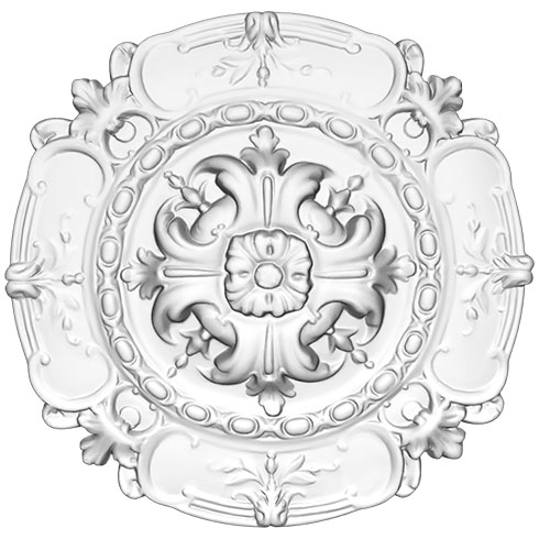 Poliuretán rozetta (R 103) oldalfalra, mennyezetre (41,5 cm)