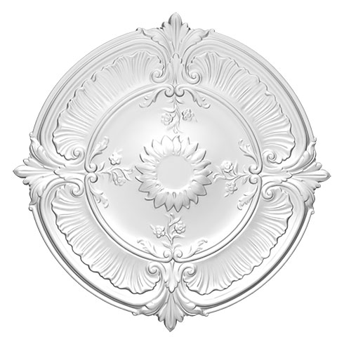 Poliuretán rozetta (R 120) oldalfalra, mennyezetre (77 cm)