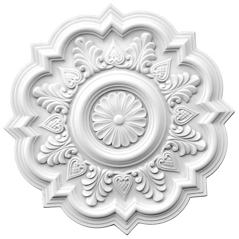 Poliuretán rozetta (R 145) oldalfalra, mennyezetre (52,5 cm)