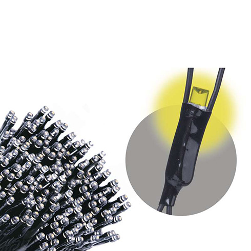 LED fényfüzér, háló (6W/160 LED) meleg fehér, kültéri