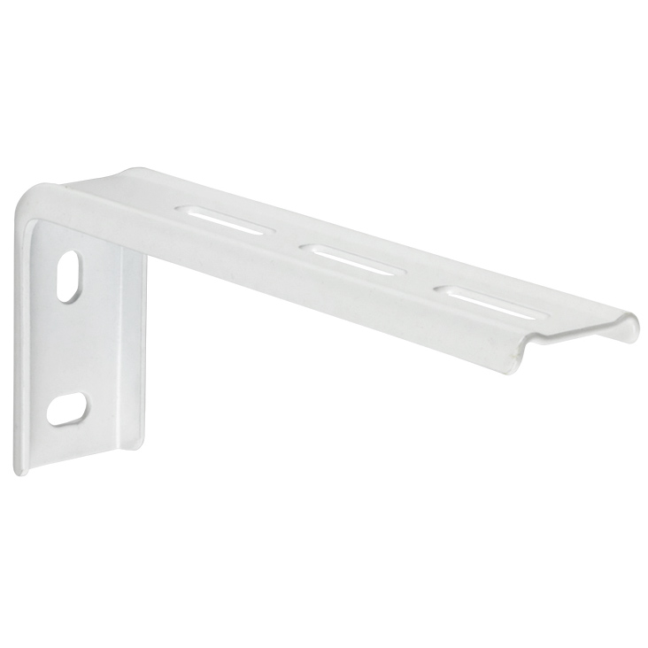 Alu-front karnishoz fali konzol, oldalfali (12 cm) fehér