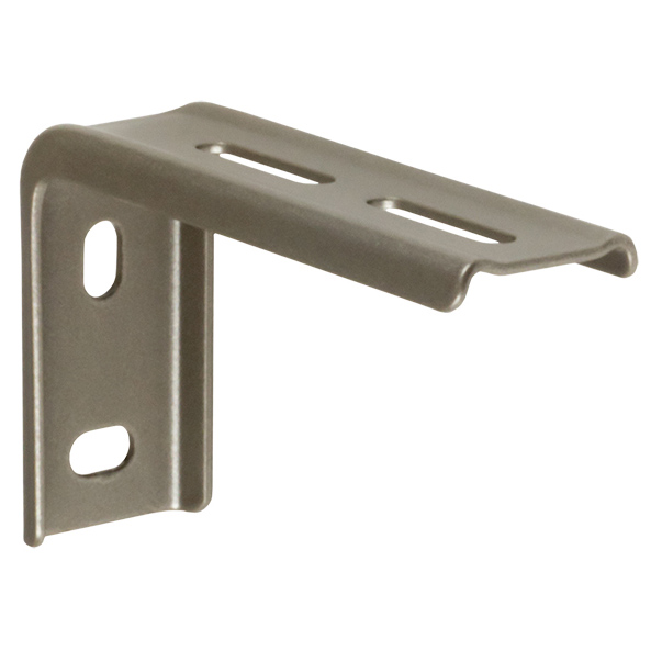 Alu-front karnishoz fali konzol, oldalfali (8 cm) pezsgő