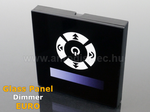 Glass Panel EURO fali LED Dimmer (96W)