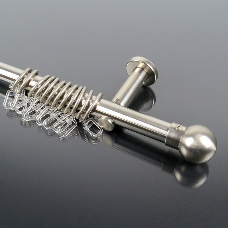 Stil Gömb fém karnis szett, (20 mm rúd, 1 sor) - acél - 160 cm