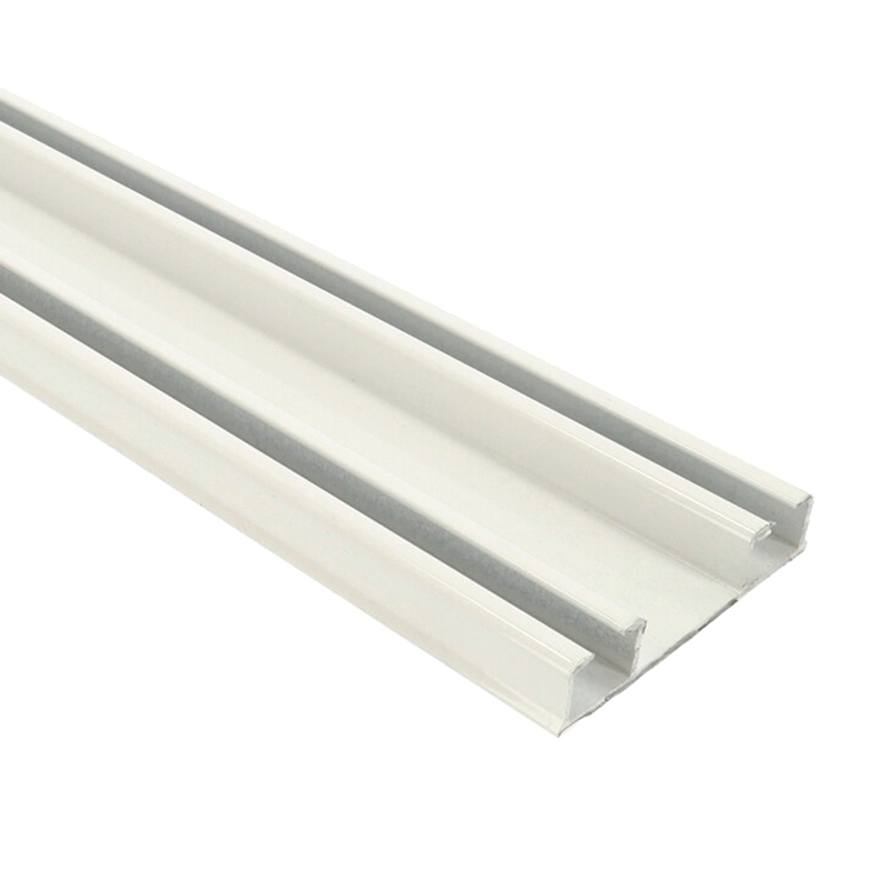 Como - Alumínium függönysín szett (fehér) - 2 sor - egyedi méret (3-6 méterig)