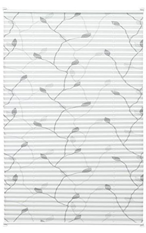 Pliszé (EASYFIX Normal) - Füzérvirág mintás - Fehér - 60x130 cm Utolsó darab!