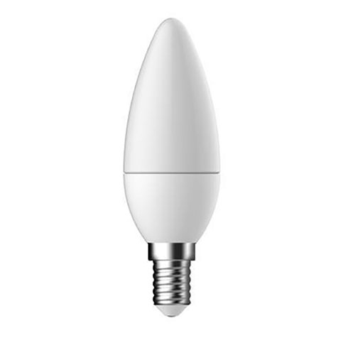 E14 LED lámpa (5.5W/200°) Gyertya - meleg fehér
