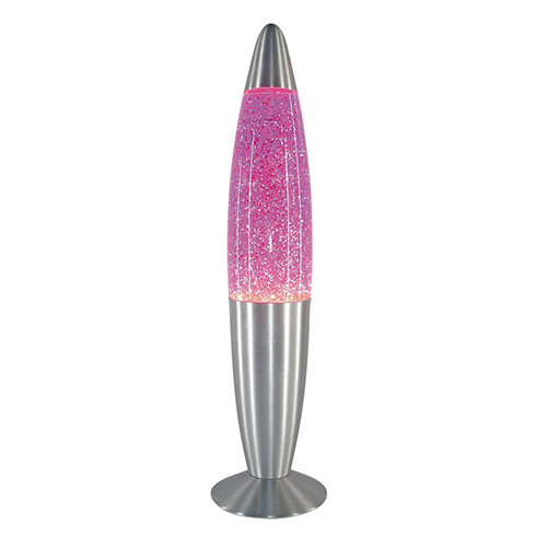 GLITTER MINI dekor lámpa (E14) beltéri, rózsaszín