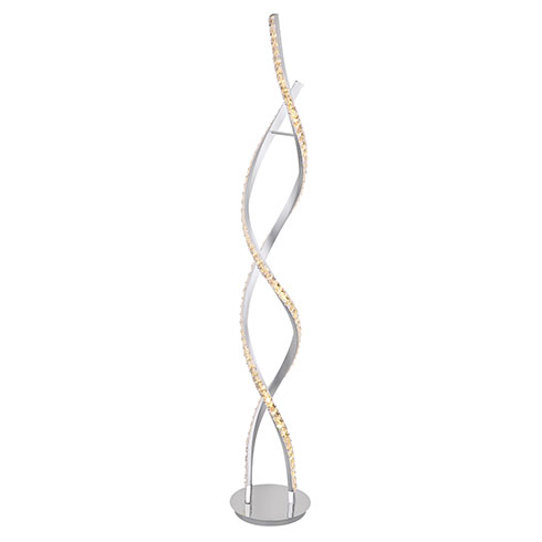 PILLA ledes design kristály állólámpa (24W) - RGB+WW, távirányítóval