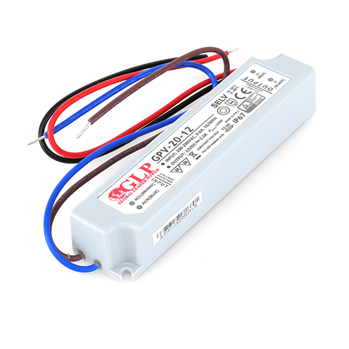 Vízálló LED tápegység 12 Volt (24W/2A) IP67, 5 év garancia
