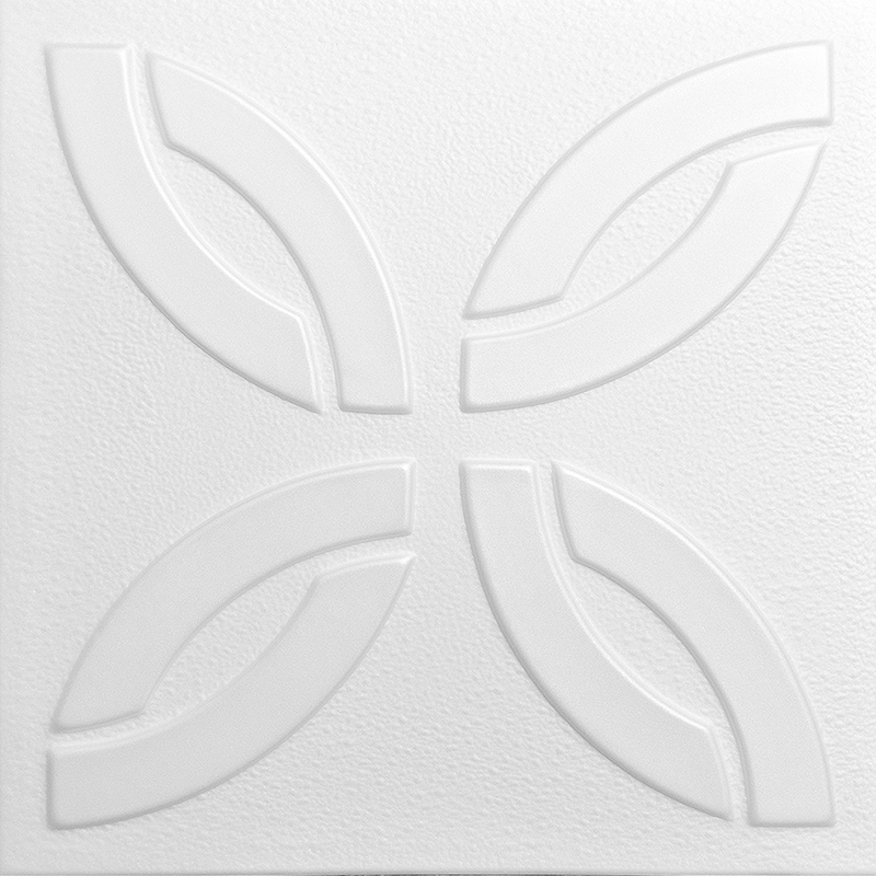 Polisztirol mennyezet burkolat, 4 mm vastag mennyezeti lap (50x50 cm) Dublin