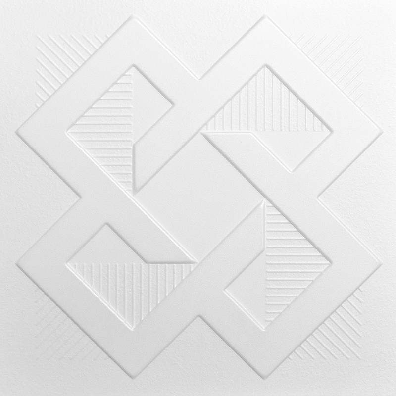 Polisztirol mennyezet burkolat, 4 mm vastag mennyezeti lap (50x50 cm) Infinity