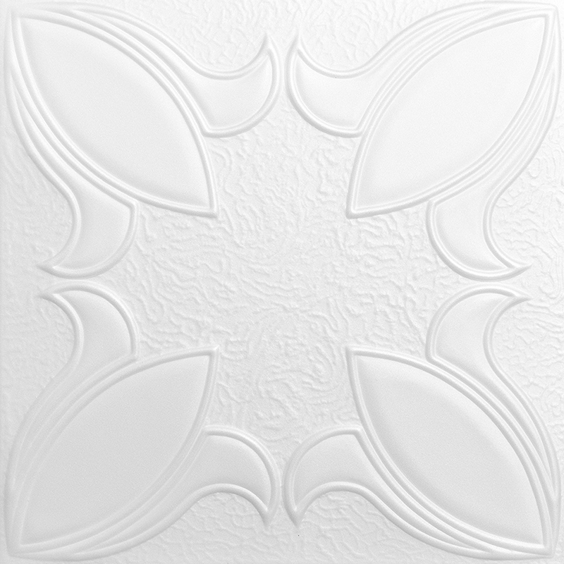 Polisztirol mennyezet burkolat, 4 mm vastag mennyezeti lap (50x50 cm) Becky