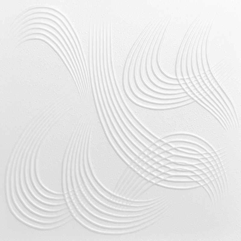 Polisztirol mennyezet burkolat, 4 mm vastag mennyezeti lap (50x50 cm) Light