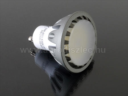 LED lámpa GU10 (5.5W/120°) meleg fehér EM
