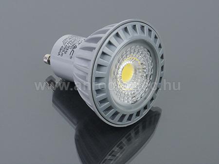 LED lámpa GU10 (6W/110°) hideg fehér - Utolsó darab!
