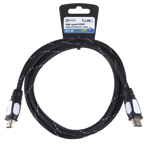 HDMI ECO csatlakozókábel, 1.5 méter, fekete