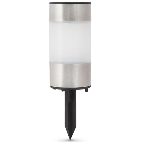 Henger alakú, LED-es szolár lámpa, Habi széles (21 cm)