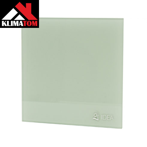 IDEA üveg előlap BASE ventilátorhoz (20x20 cm), fényes pasztell zöld
