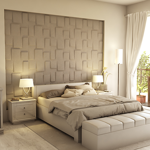 Műbőr 3D falpanel (Bonete - Mokka) 60x60 cm